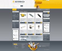 Online store for construction materials, powered by Summer Cart shopping cart and modified to the business specifics.