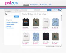 A web system, that functions as an online store with unique search engine. It lets you search through Amazon.com products by size.