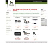 E-commerce website with custom web design, uses the X-Cart shopping cart.