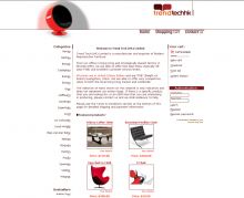 E-commerce website with custom web design, uses the X-Cart shopping cart.