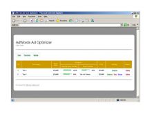 Advanced ad optimizer software for Google AdWords. It is capable of performing multi split tests, performs matrix computations and optimizations, shows advanced reports and comes up with the best ad. So you can get the most bang for your advertising buck.