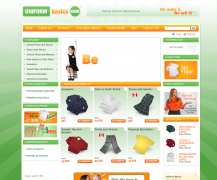 Uniform Basics is a manufacturer and supplier of school uniforms, based in Ontario, USA. Their online store, powered by Summer Cart shopping cart, serves Montessori schools, Private schools, Catholic schools, and Christian schools. "We make it, We sell it!"